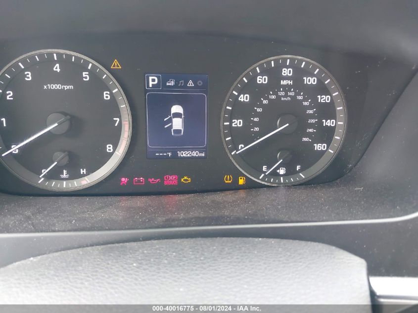 2017 Hyundai Sonata Se VIN: 5NPE24AF9HH528287 Lot: 40016775