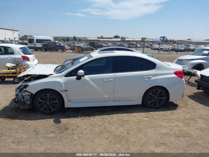 2015 Subaru Wrx Limited VIN: JF1VA1G6XF8801277 Lot: 40016777