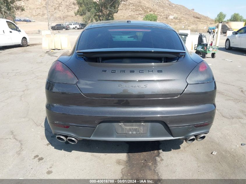 2014 Porsche Panamera E-Hybrid S VIN: WP0AD2A74EL044640 Lot: 40016788