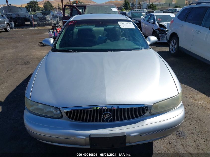 2002 Buick Century Custom VIN: 2G4WS52J721250622 Lot: 40016801