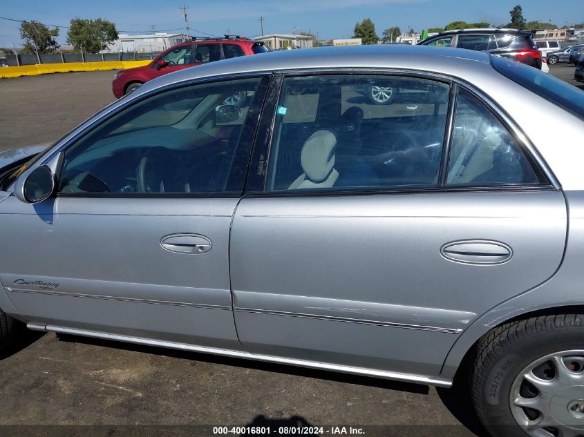 2002 Buick Century Custom VIN: 2G4WS52J721250622 Lot: 40016801