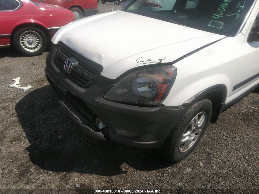 2003 Honda Cr-V Ex VIN: SHSRD78813U139048 Lot: 40016810