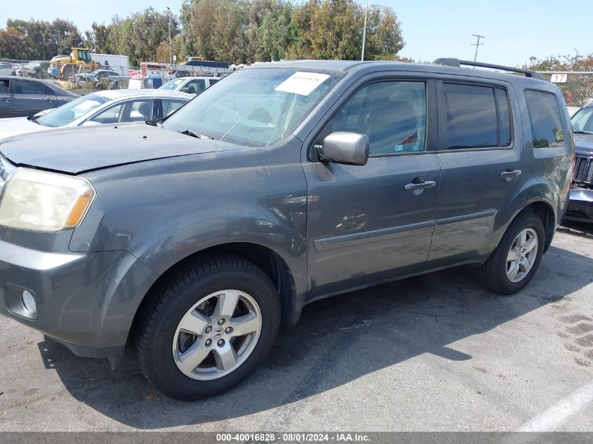 2011 Honda Pilot Ex-L VIN: 5FNYF3H55BB018713 Lot: 40016828