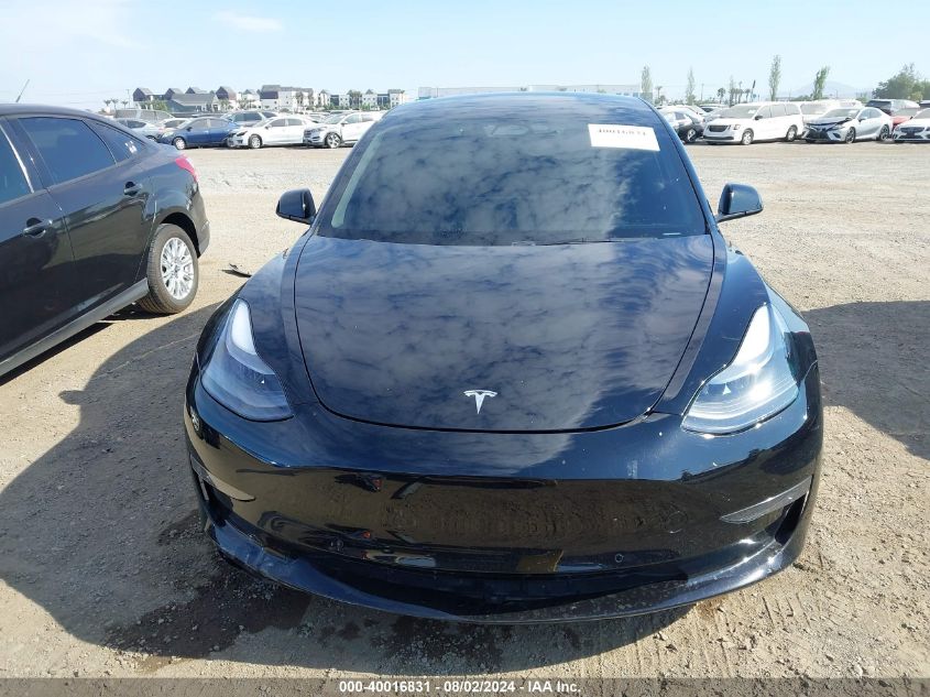 2022 Tesla Model 3 Long Range Dual Motor All-Wheel Drive VIN: 5YJ3E1EB6NF349736 Lot: 40016831