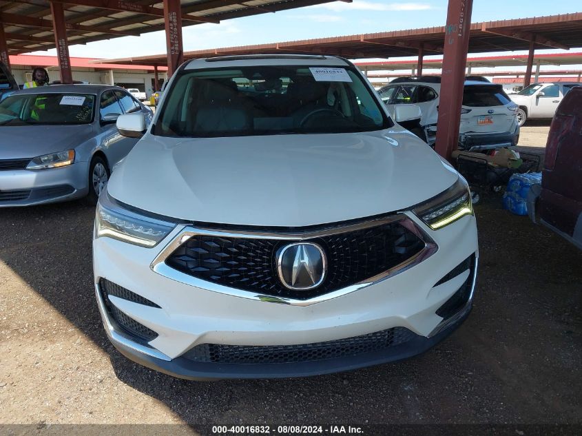 2019 Acura Rdx Technology Package VIN: 5J8TC1H55KL009502 Lot: 40016832