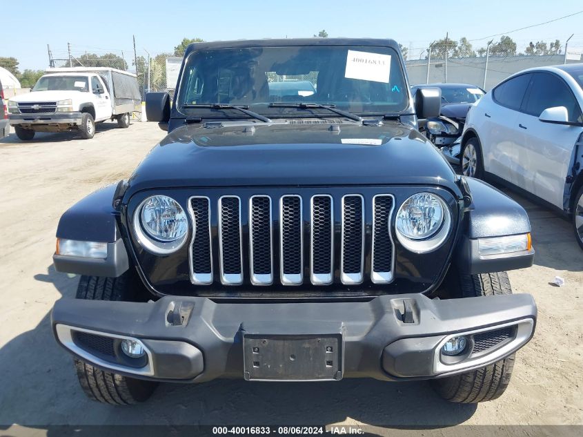 2020 Jeep Wrangler Unlimited Sahara 4X4 VIN: 1C4HJXEN5LW235136 Lot: 40016833