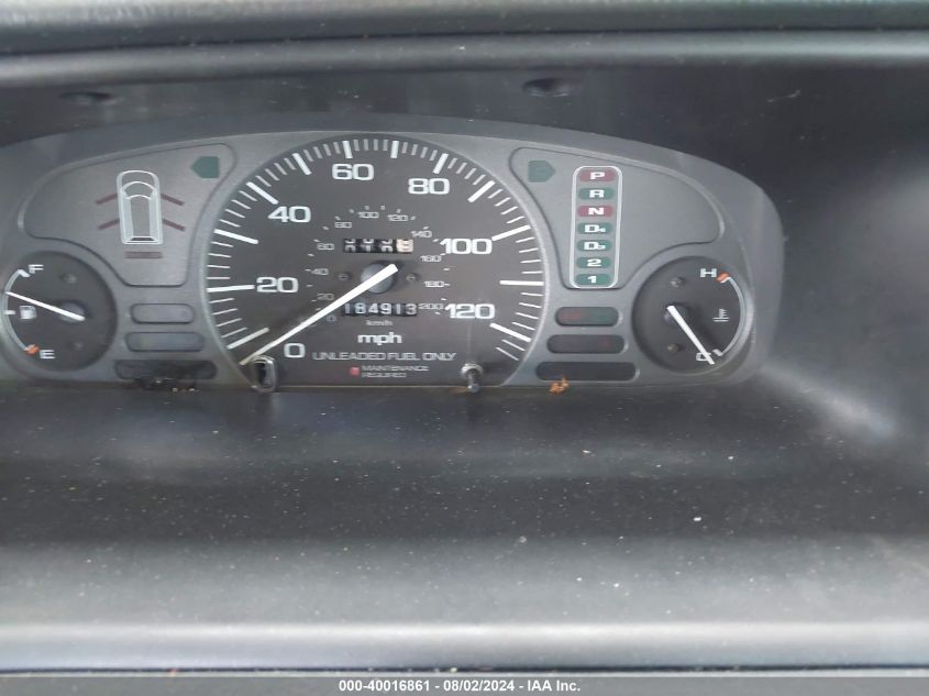 1997 Isuzu Oasis S VIN: JR2RJ1866VC000345 Lot: 40016861