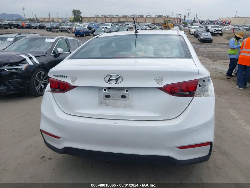 2020 Hyundai Accent Se VIN: 3KPC24A68LE121999 Lot: 40016865