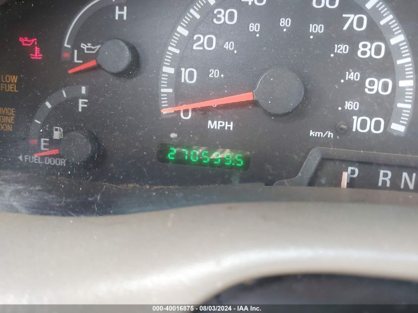 2000 Ford F150 VIN: 1FTRX08L8YKA62490 Lot: 40016875