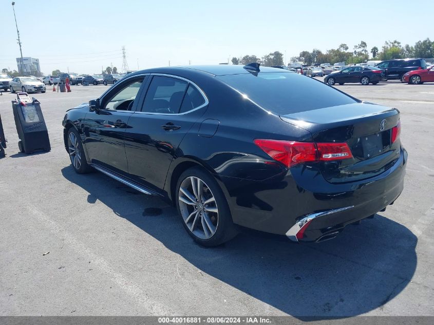 2020 Acura Tlx Tech Package VIN: 19UUB3F42LA001187 Lot: 40016881