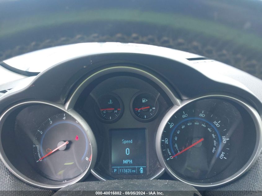 2012 Chevrolet Cruze 1Lt VIN: 1G1PF5SC3C7386547 Lot: 40016882