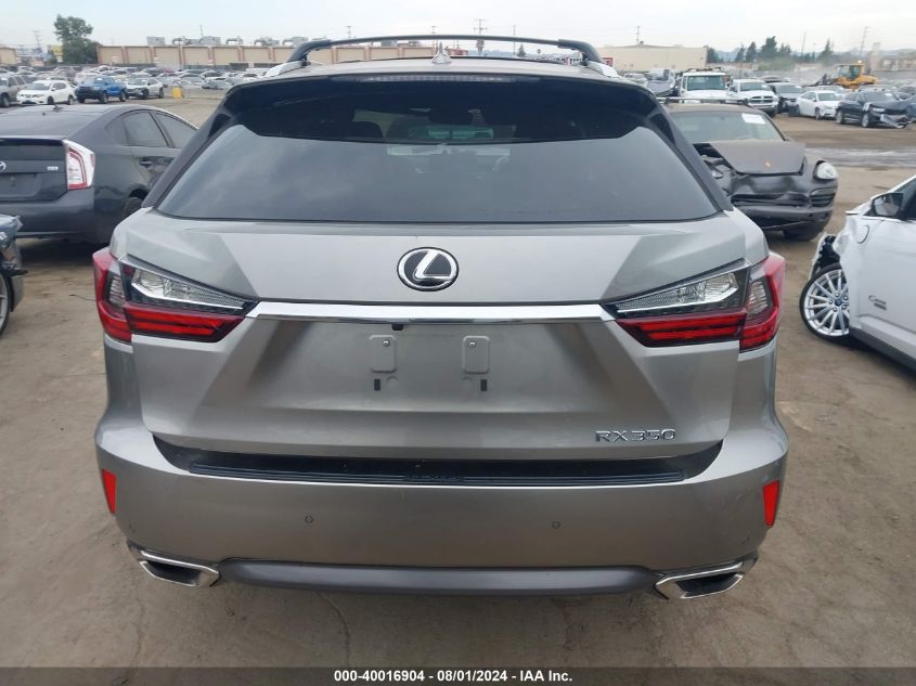 2019 Lexus Rx 350 VIN: 2T2ZZMCA8KC141539 Lot: 40016904