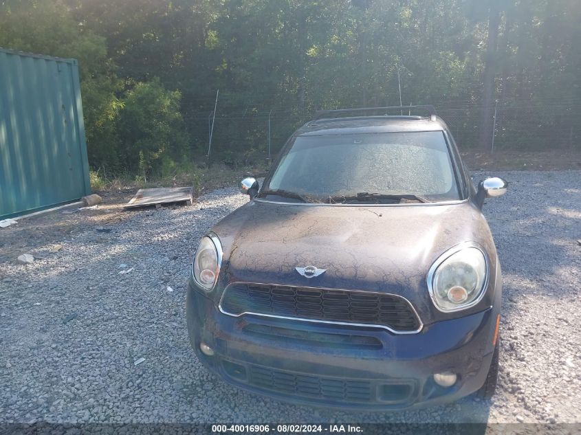 2012 Mini Cooper S Countryman S Countryman VIN: WMWZC3C51CWL82450 Lot: 40016906