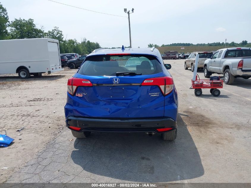 2019 Honda Hr-V Sport VIN: 3CZRU6H1XKG722578 Lot: 40016927