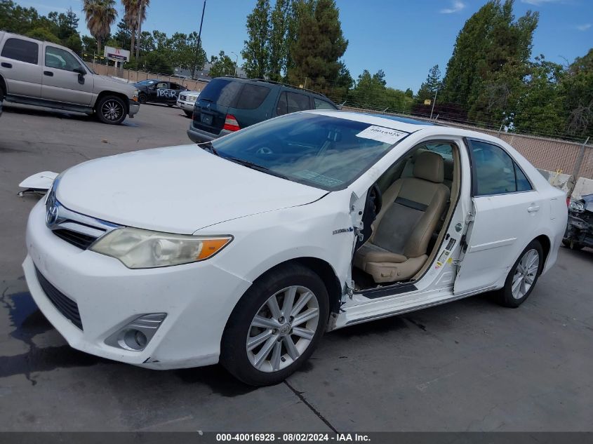 4T1BD1FK1DU092239 2013 Toyota Camry Hybrid Xle