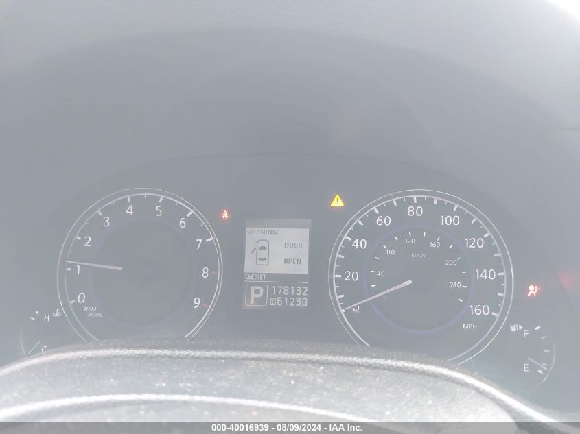 2010 Infiniti G37X VIN: JN1CV6AR8AM455867 Lot: 40016939