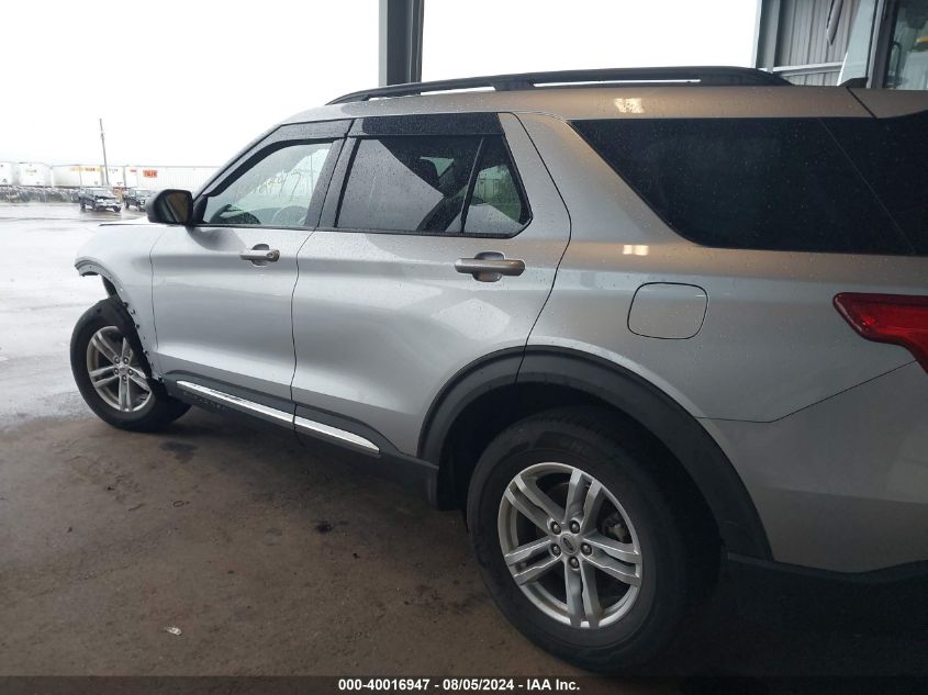 2022 Ford Explorer Xlt VIN: 1FMSK8DH0NGA73171 Lot: 40016947