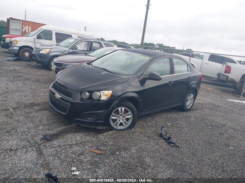 2012 Chevrolet Sonic 2Lt VIN: 1G1JC5SH1C4159904 Lot: 40016958