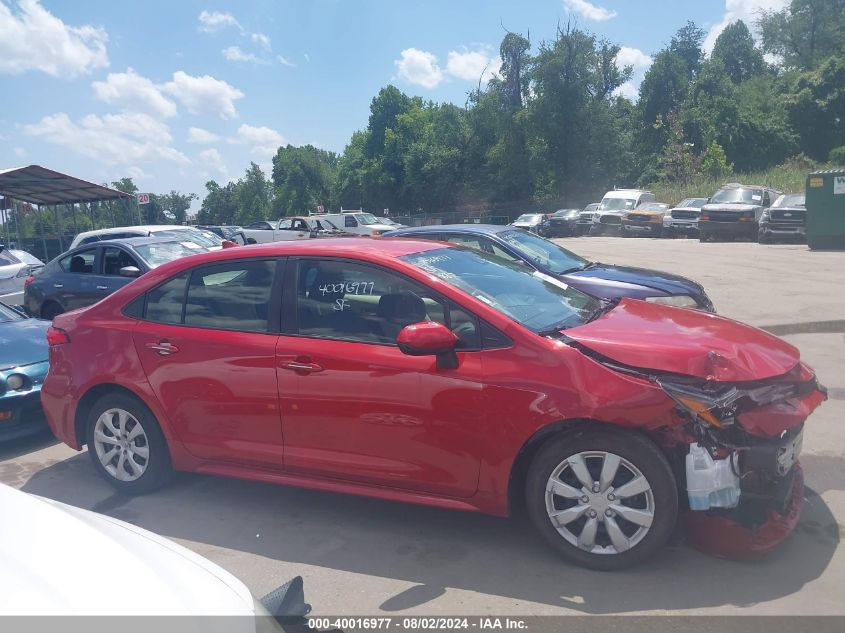 2020 Toyota Corolla Le VIN: JTDEPRAE6LJ096179 Lot: 40016977