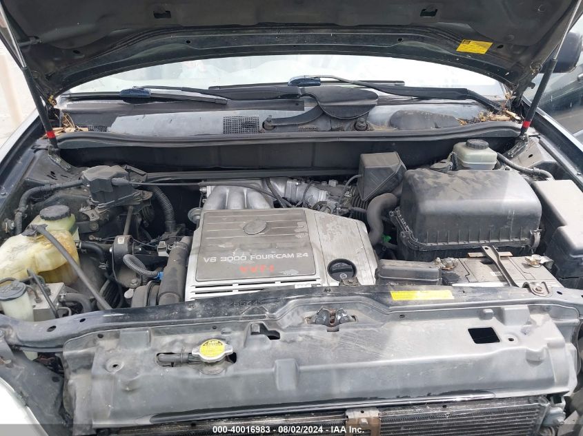 2001 Lexus Rx 300 VIN: JTJGF10UX10102748 Lot: 40016983