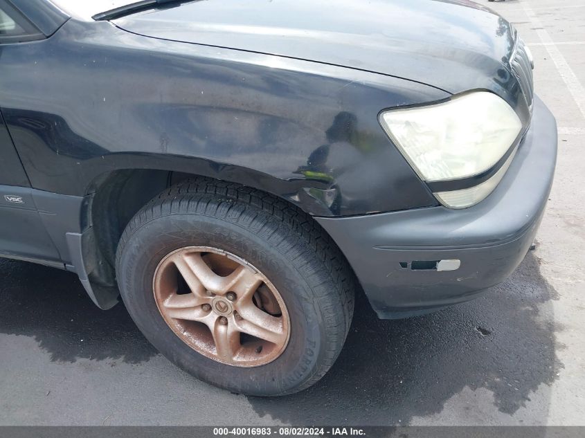 2001 Lexus Rx 300 VIN: JTJGF10UX10102748 Lot: 40016983