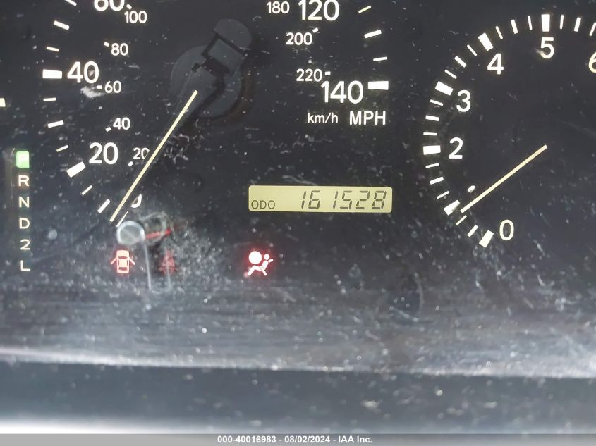 2001 Lexus Rx 300 VIN: JTJGF10UX10102748 Lot: 40016983