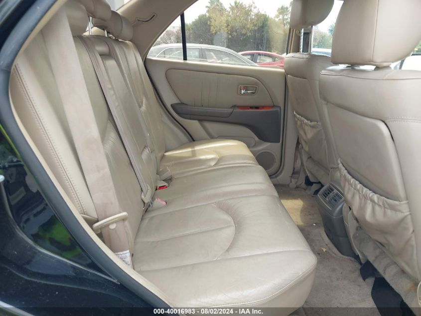 2001 Lexus Rx 300 VIN: JTJGF10UX10102748 Lot: 40016983