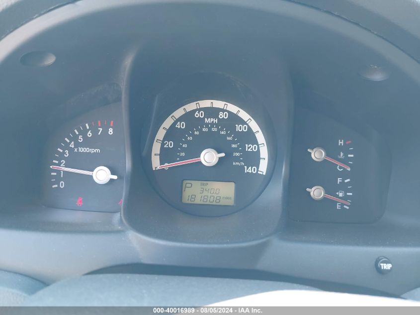 2005 Kia Sportage Ex V6/Lx V6 VIN: KNDJE723057056461 Lot: 40016989