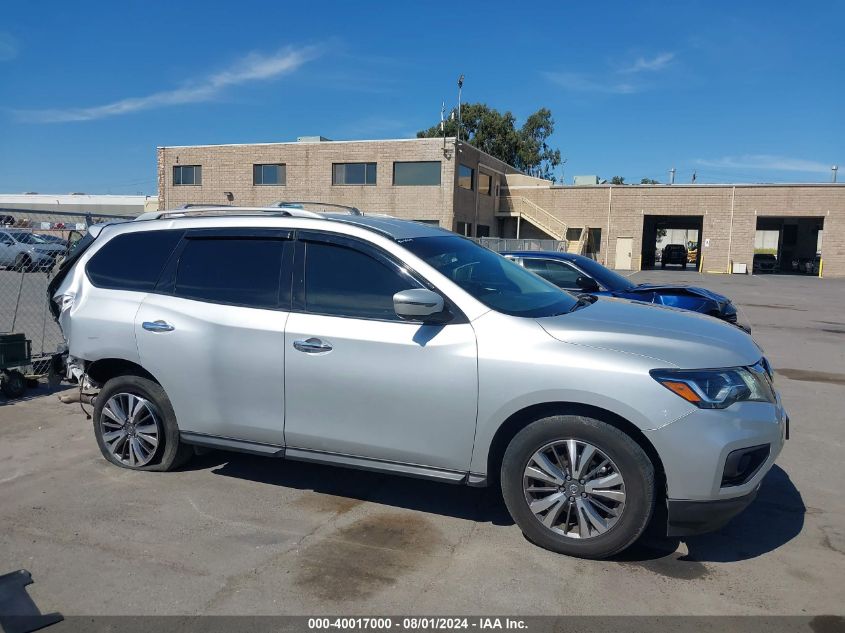 2019 Nissan Pathfinder Sl VIN: 5N1DR2MM4KC613090 Lot: 40017000