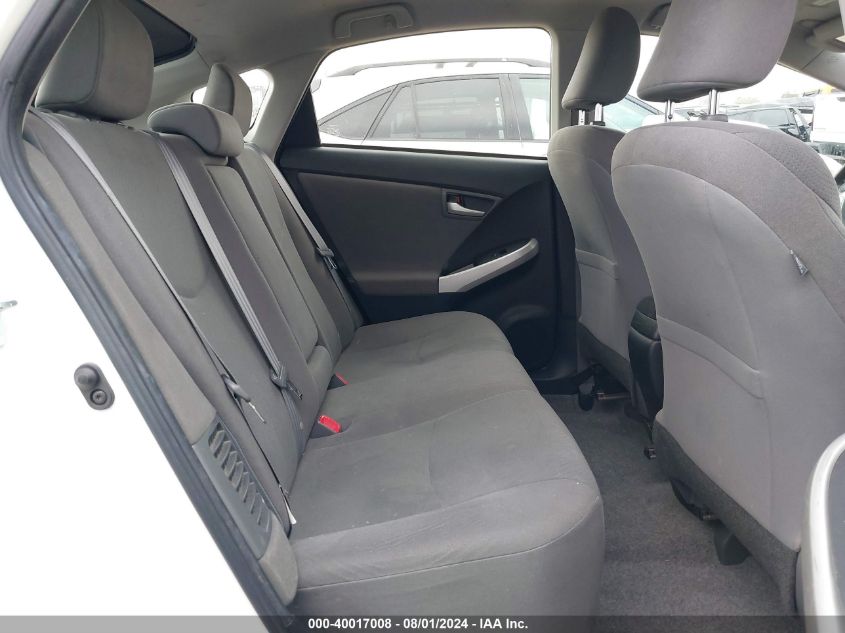 2014 Toyota Prius Two VIN: JTDKN3DU5E1747779 Lot: 40017008