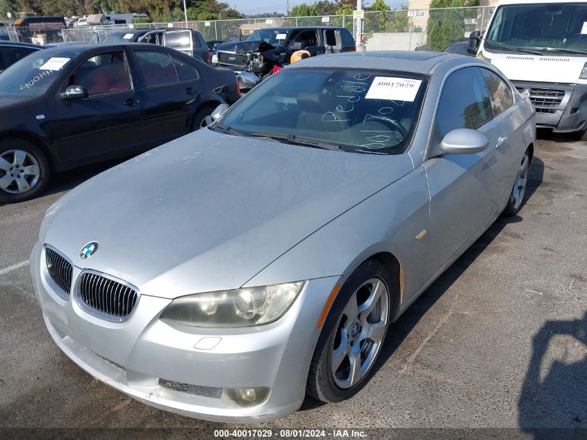 2007 BMW 328I I Sulev VIN: WBAWV13537PK49027 Lot: 40017029