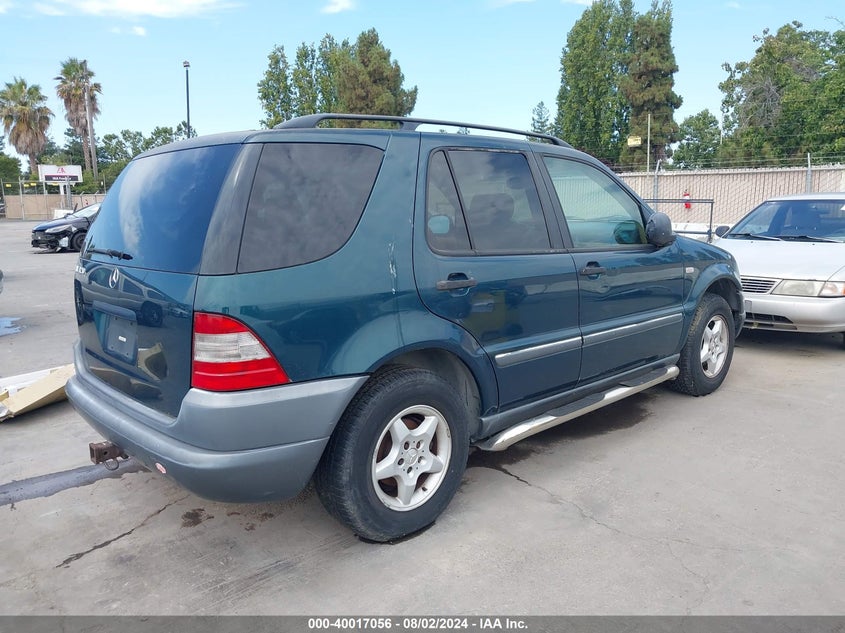 1999 Mercedes-Benz Ml 320 VIN: 4JGAB54E9XA091240 Lot: 40017056
