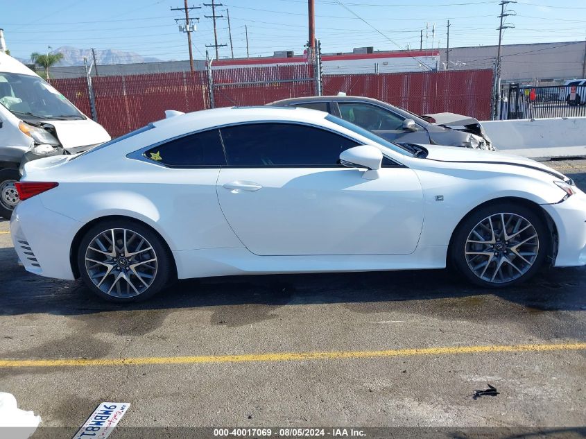 2016 Lexus Rc 350 VIN: JTHHE5BC1G5012288 Lot: 40017069