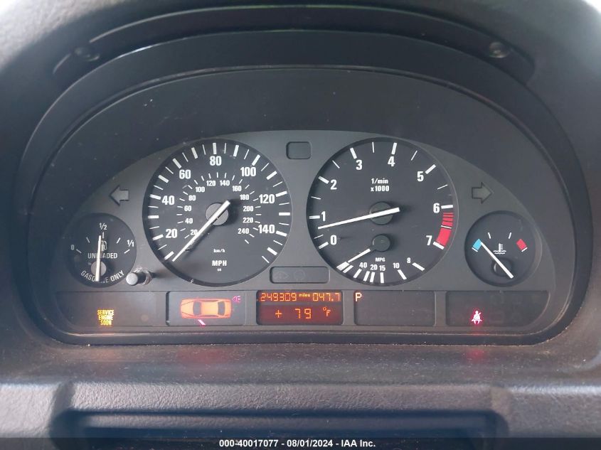 2001 BMW X5 3.0 VIN: WBAFA53521LP20313 Lot: 40017077