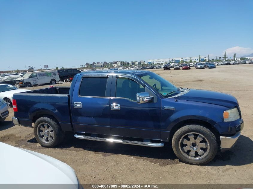 2006 Ford F-150 Lariat/Xlt VIN: 1FTPW12556FA17149 Lot: 40017089