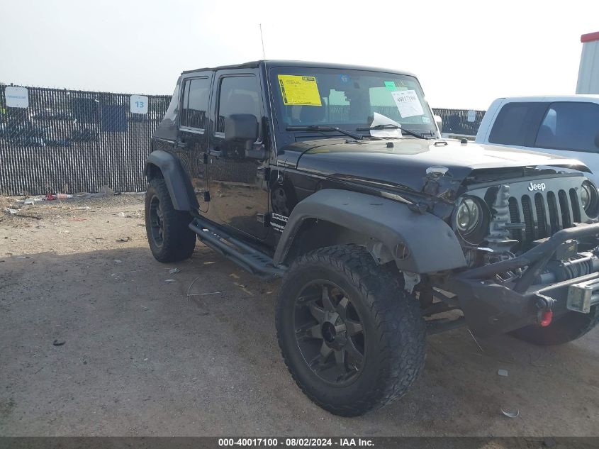 2014 Jeep Wrangler Unlimited Sport VIN: 1C4BJWDG5EL144522 Lot: 40017100