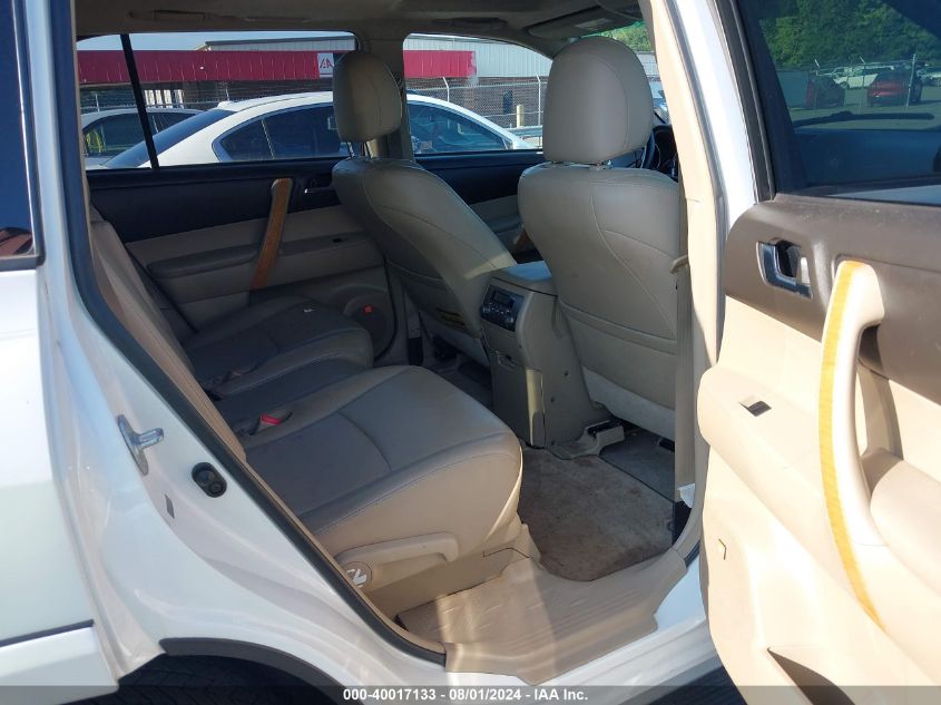 2008 Toyota Highlander Hybrid Limited VIN: JTEEW44A982015901 Lot: 40017133