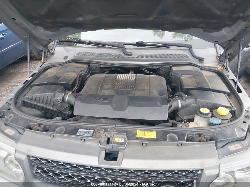 2010 Land Rover Range Rover Sport Hse VIN: SALSK2D48AA227291 Lot: 40017142