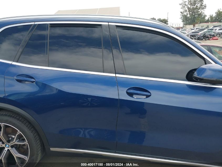 2023 BMW X5 xDrive40I VIN: 5UXCR6C05P9P03857 Lot: 40017150