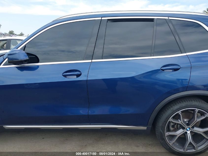 2023 BMW X5 xDrive40I VIN: 5UXCR6C05P9P03857 Lot: 40017150