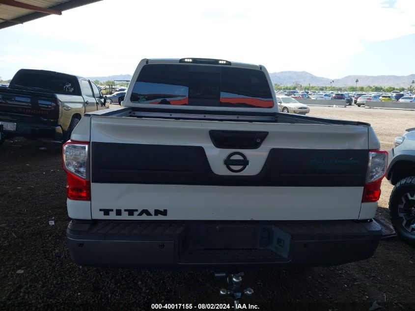 2017 Nissan Titan Platinum Reserve VIN: 1N6AA1E67HN514072 Lot: 40017155