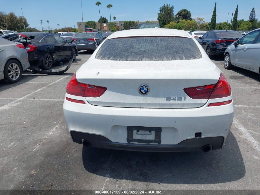 2014 BMW 640I Gran Coupe I Gran Coupe VIN: WBA6A0C55ED317820 Lot: 40017159