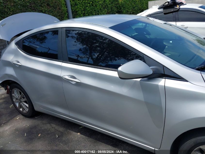 2016 Hyundai Elantra Se VIN: KMHDH4AE7GU559846 Lot: 40017162