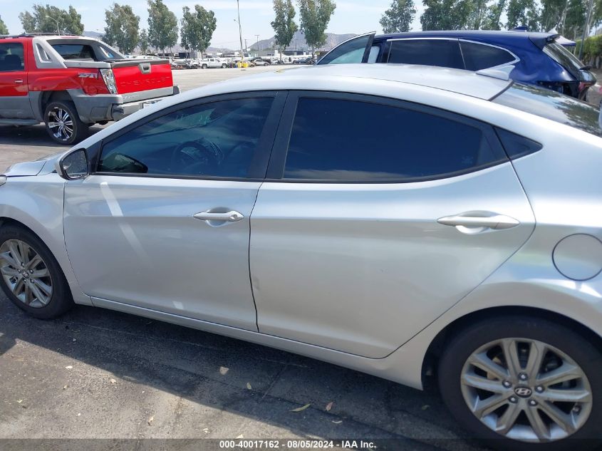 2016 Hyundai Elantra Se VIN: KMHDH4AE7GU559846 Lot: 40017162