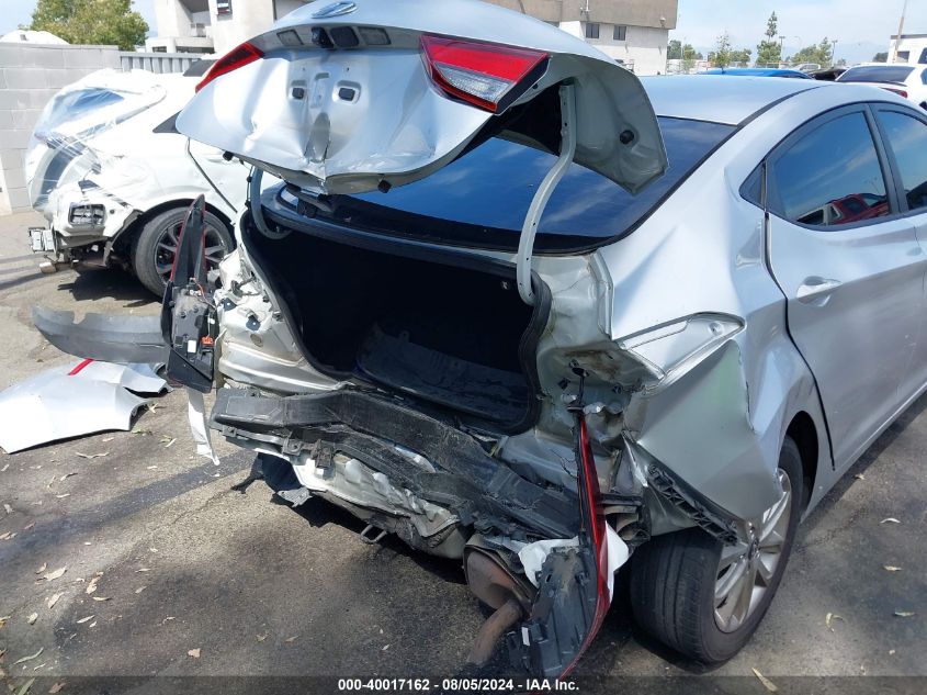 2016 Hyundai Elantra Se VIN: KMHDH4AE7GU559846 Lot: 40017162