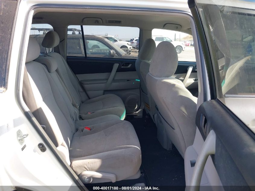 2011 Toyota Highlander Se VIN: 5TDBK3EH9BS090395 Lot: 40017180