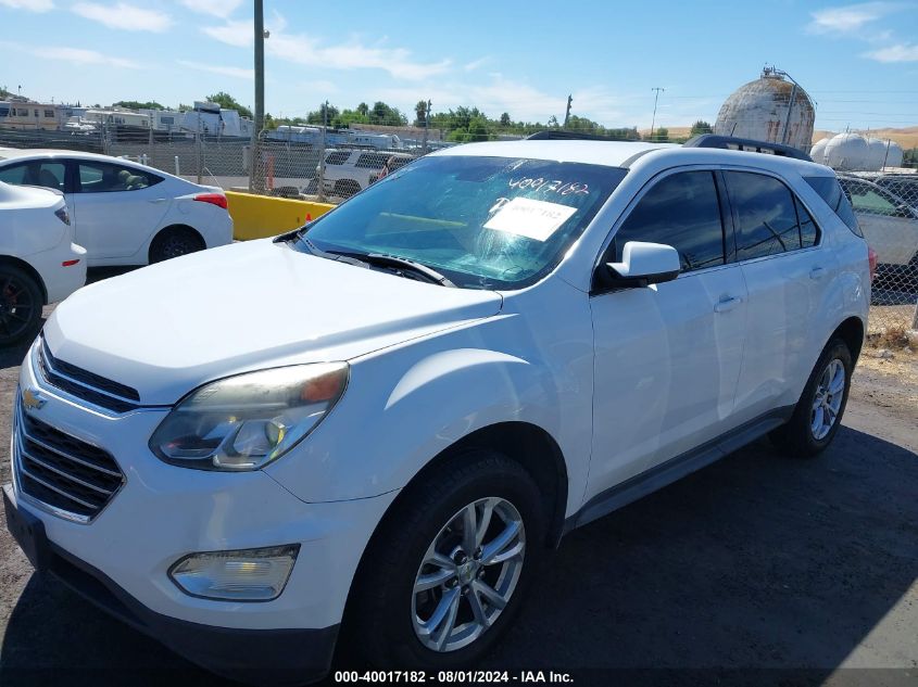 2016 Chevrolet Equinox Lt VIN: 2GNALCEK2G6360127 Lot: 40017182