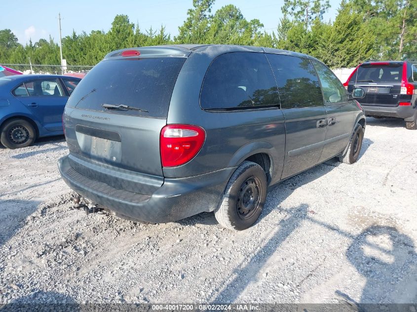 2006 Dodge Grand Caravan Se VIN: 1D4GP24R26B577336 Lot: 40017200