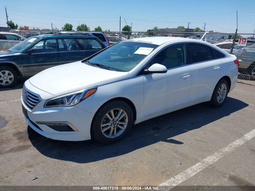 2015 HYUNDAI SONATA SE - 5NPE24AF5FH250050