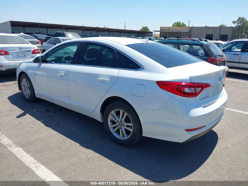 2015 HYUNDAI SONATA SE - 5NPE24AF5FH250050